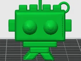 Roboroots Robot keychain