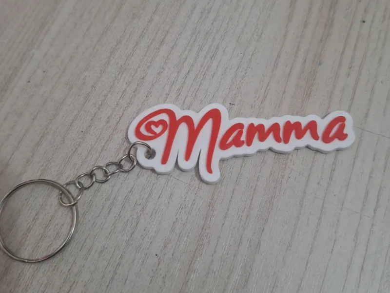 Keychain Mamma - Love stile - Name Tag