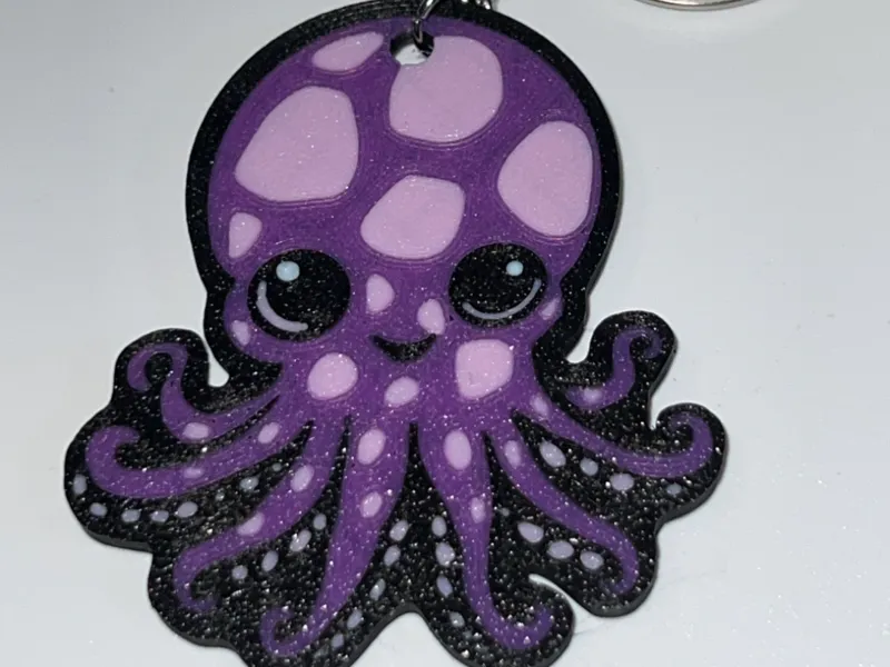 Octopus Keychain