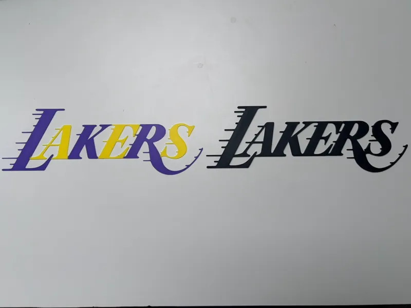 Lakers wall art