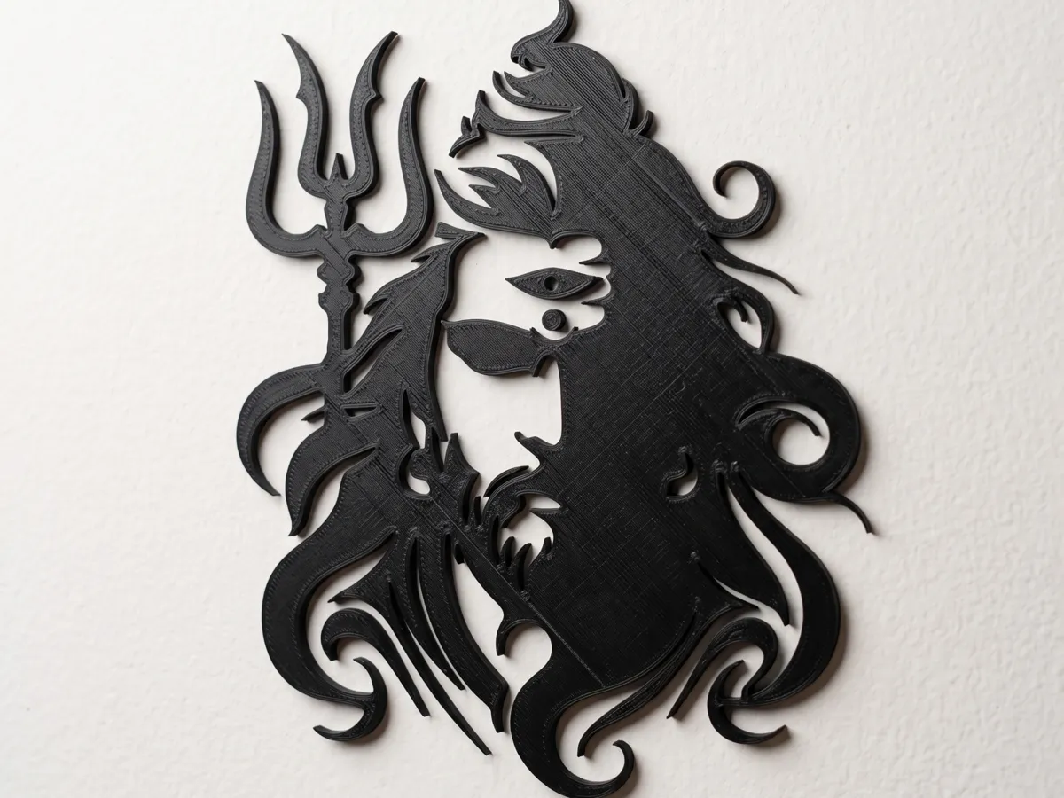 Shiva — déco murale silhouette