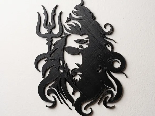 Shiva — déco murale silhouette