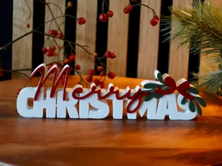 Woordbeeld - Merry christmas