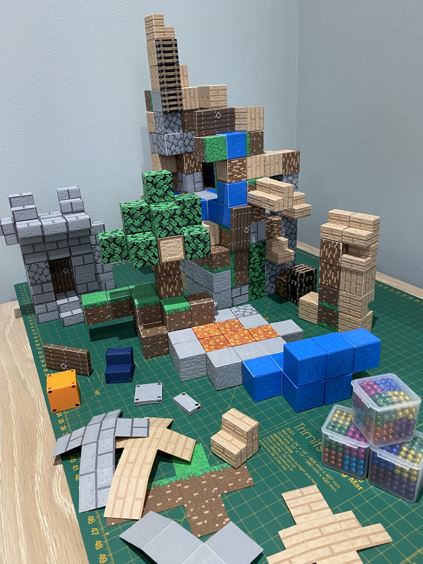 Magnetic Minecraft Blocks - Free 3D Print Model - MakerWorld