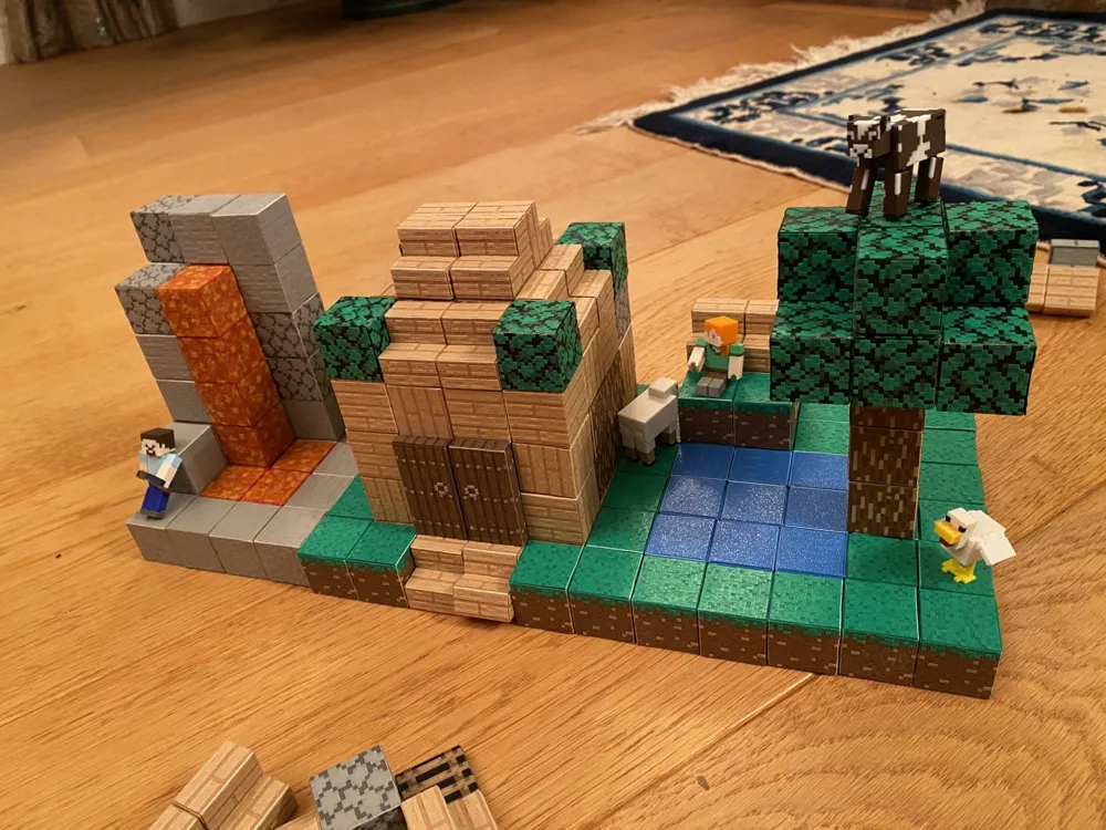Magnetic Minecraft Blocks - Free 3D Print Model - MakerWorld