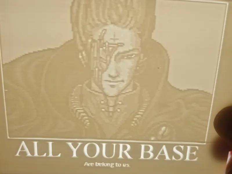 All Your Base Lithograph + Box & Guide