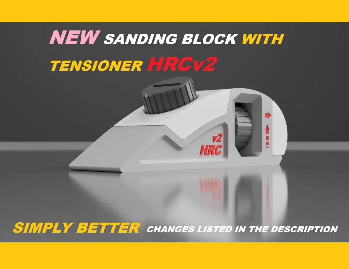 NEW Sanding Block With Tensioner, HRCv2 available! view 2