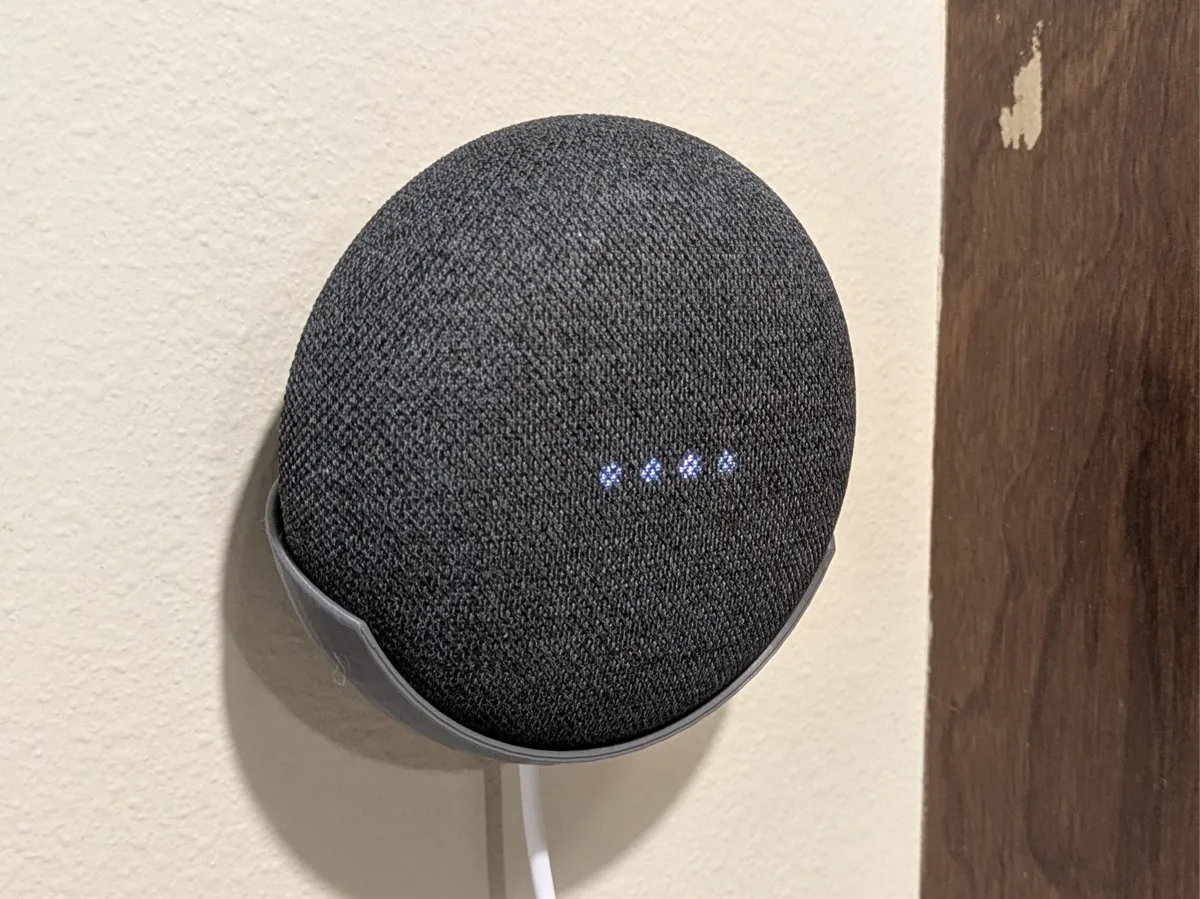 Google Home Mini Wall Mount - Free 3D Print Model - MakerWorld
