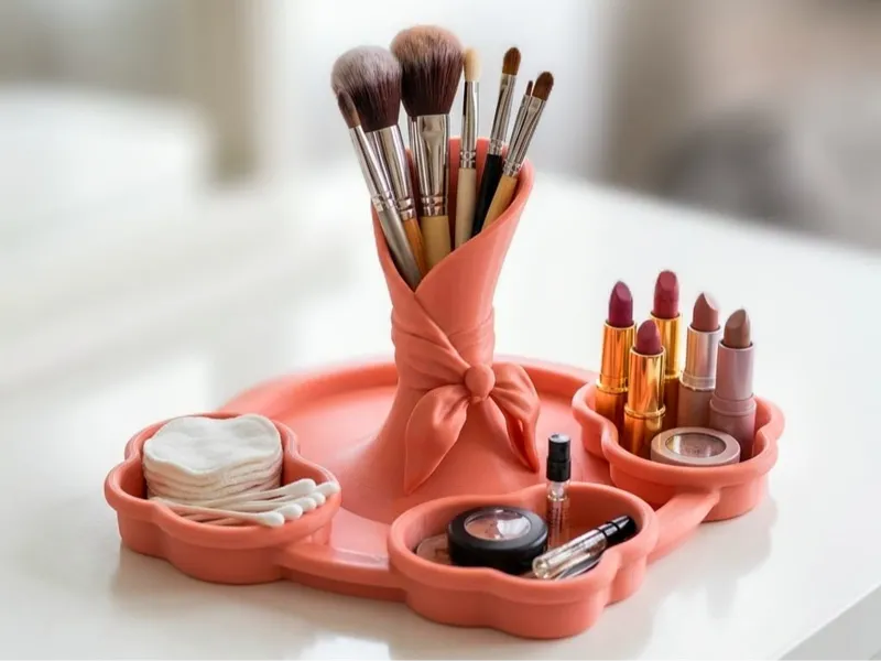 Bloom & Bow Sculptural Makeup & Jewelry Station