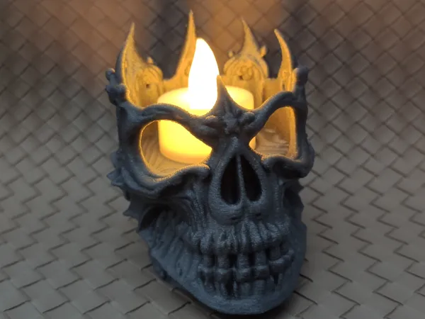 Crâne du Roi-Liche, photophore LED