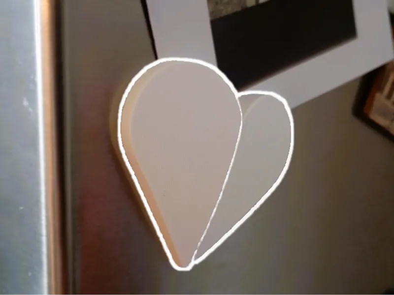 Valentine heart magnet