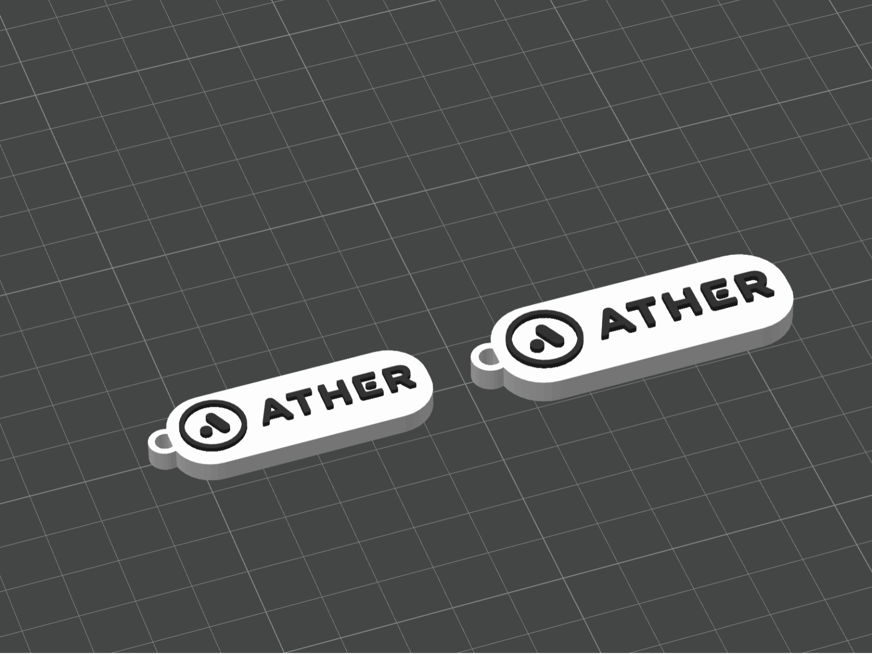 ATHER BIKE KEYCHAIN