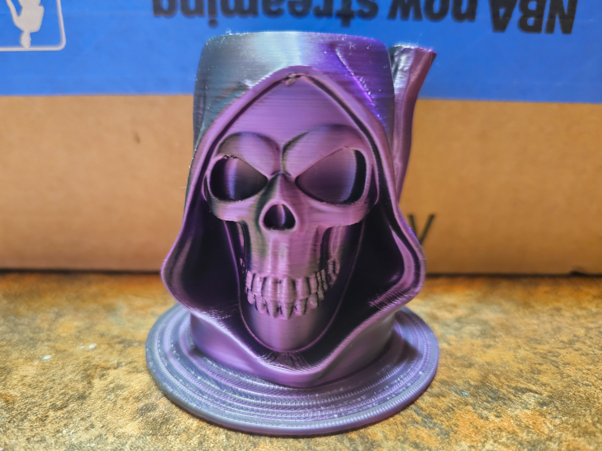 Grim Reaper shot glass