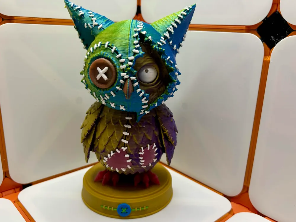 Sleep Less Owl Patchwick, the Sleepless Owl - Free 3D Print Model - MakerWorld
