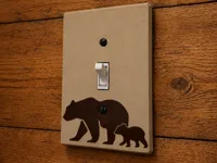 Bear And Cub Switch Cover