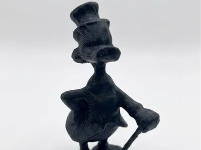 Low Poly Scroodge McDuck Figurine 