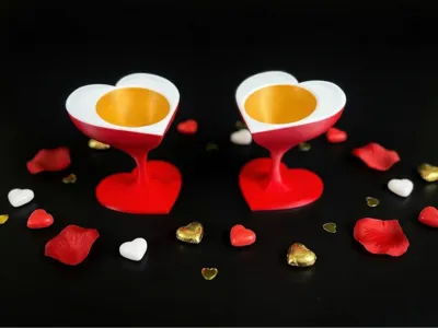 Heart shaped egg holder / egg cup 