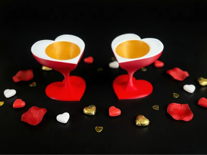 Heart shaped egg holder / egg cup