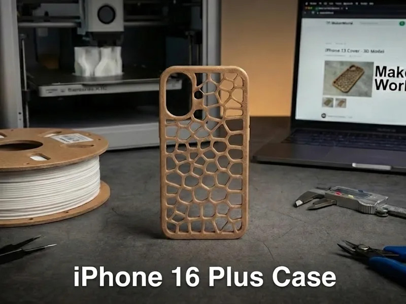 iPhone 16 Plus Voronoi Case