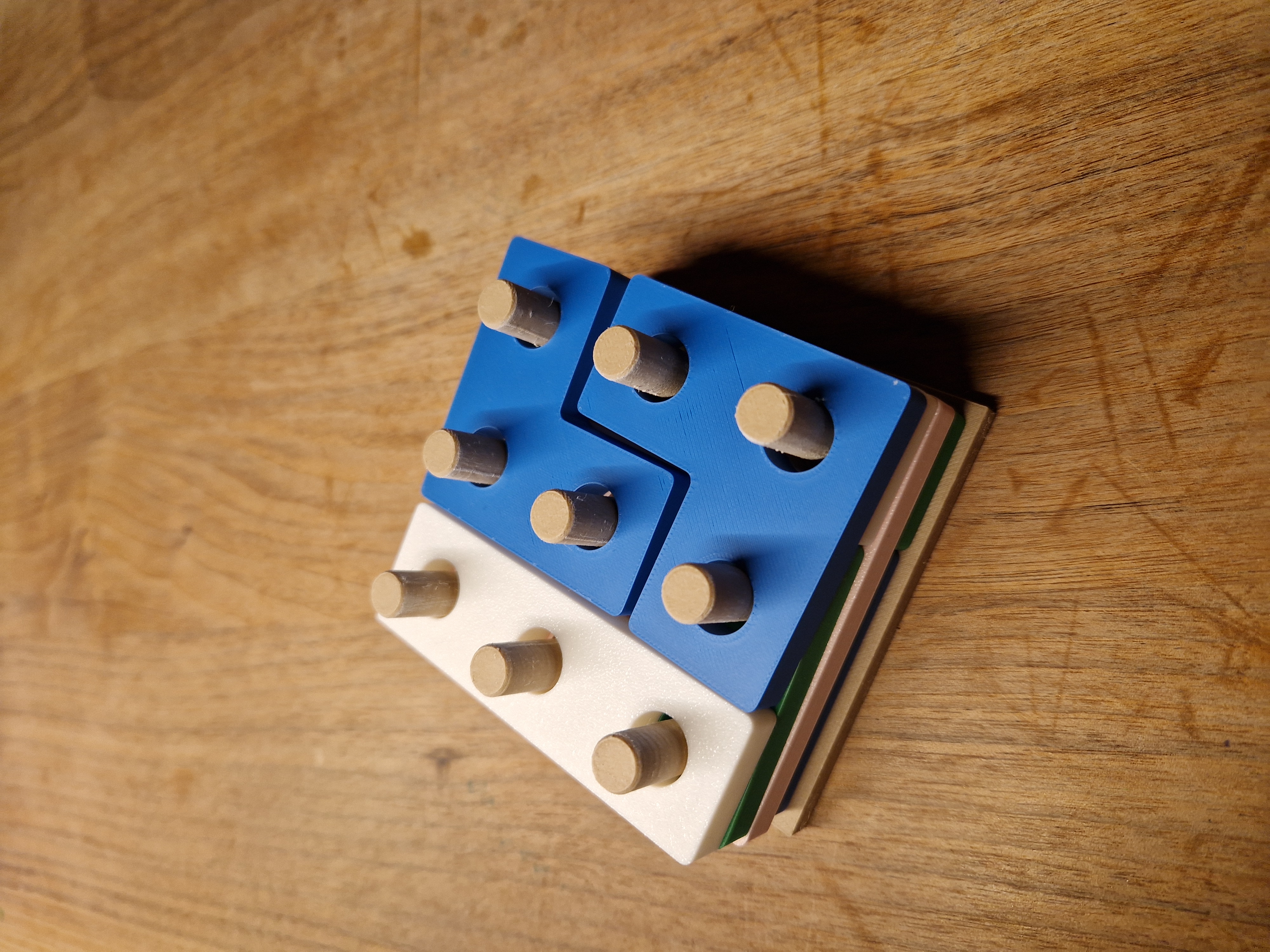 Miniatura 2 do modelo 3D Modular 3×3 Stacking Puzzle