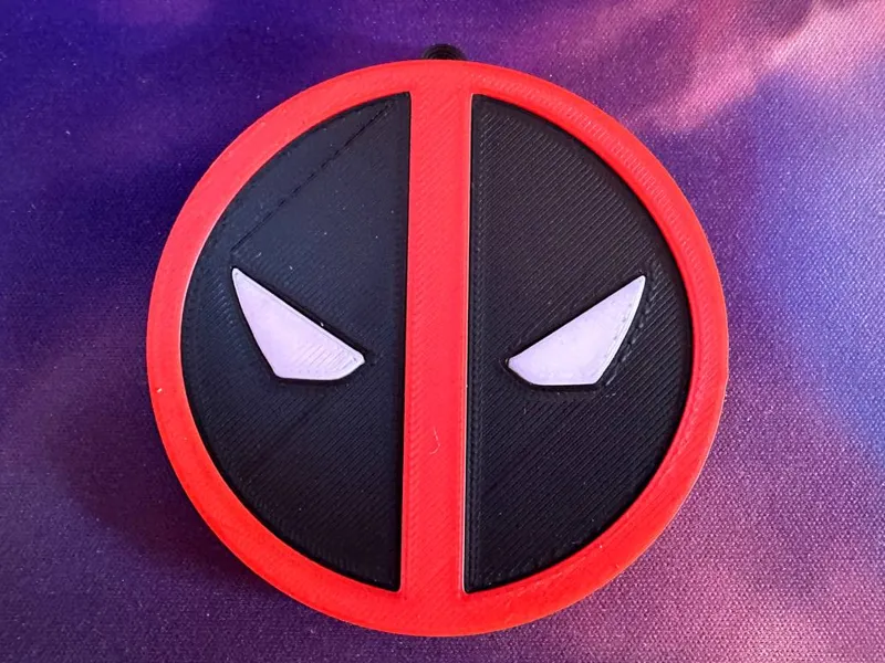 Deadpool keychain by parts