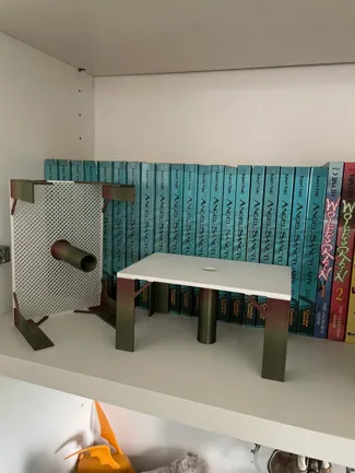 Manga Book second row riser shelf for Ikea Billy