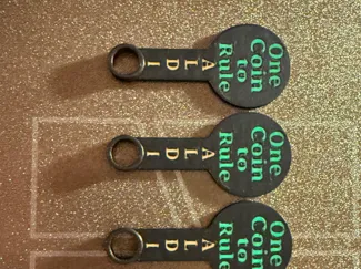 The One Coin To Rule Aldi Cart Coin Keychain