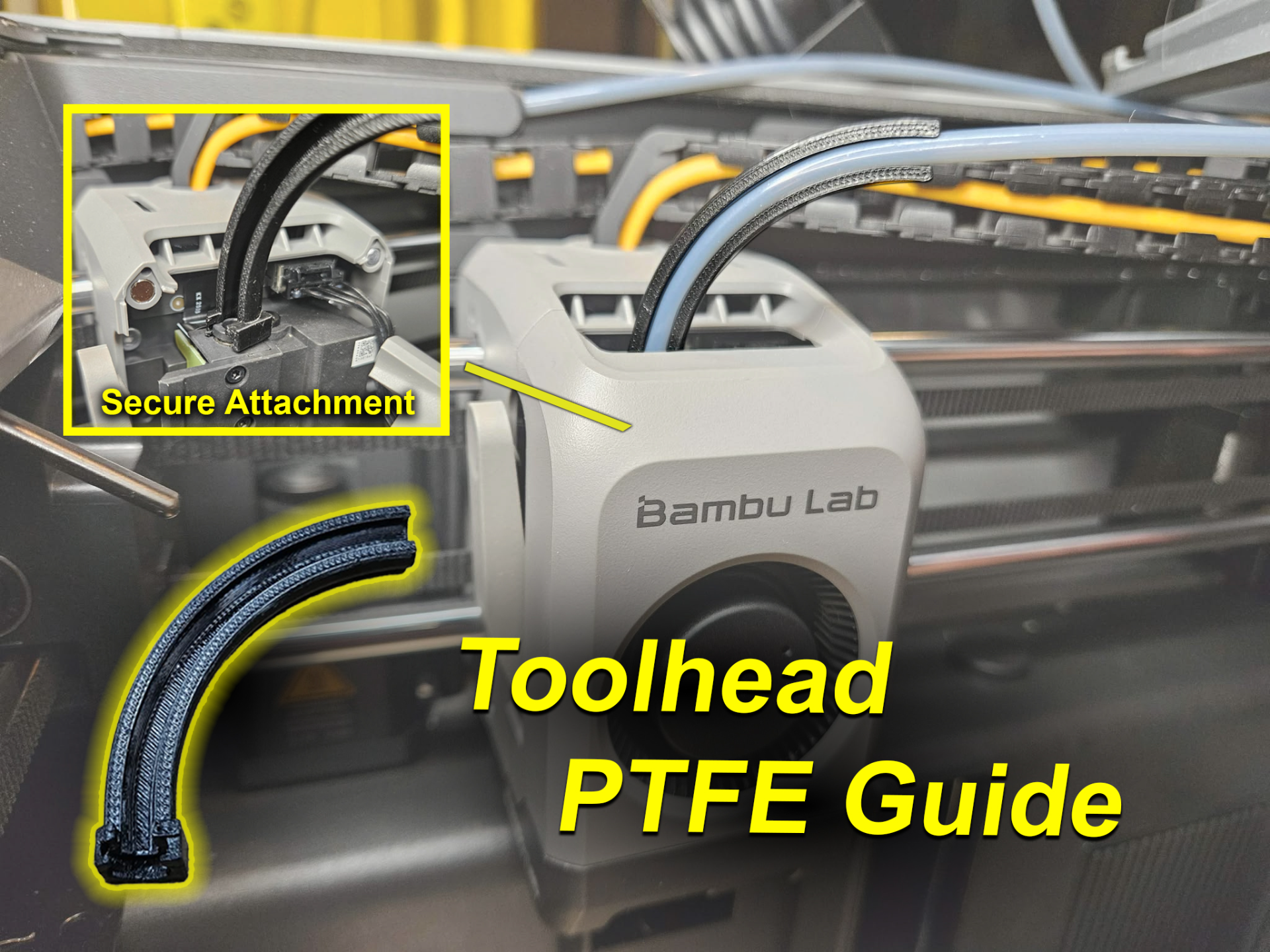 P2S Toolhead PTFE Guide - Smooth Filament Path