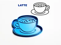 Emporte-pièce tasse de café latte — photo 2