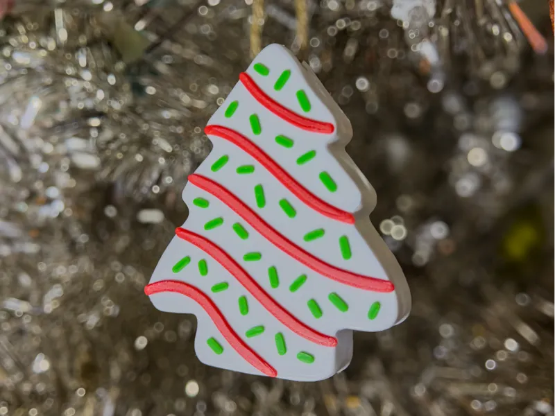 Little Debbie Xmas Tree Cake Ornament