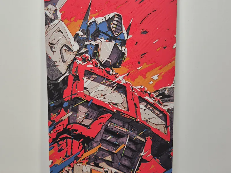Optimus Prime Tranformers HueForge