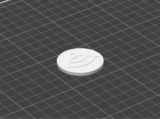 Tag nfc logo WI-FI