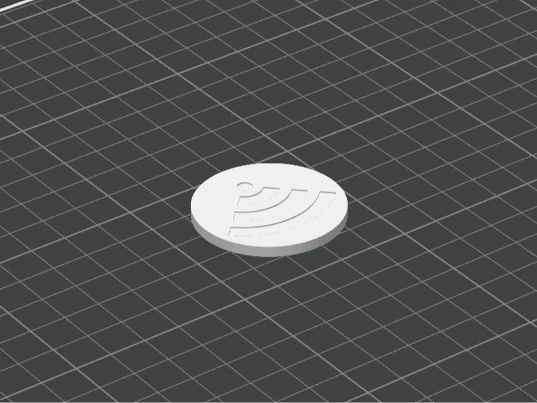Tag nfc logo WI-FI