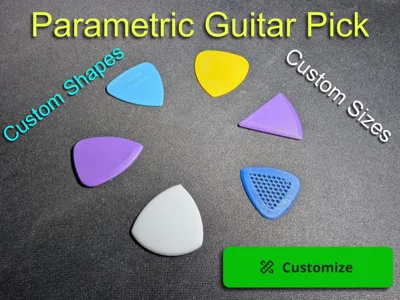 Customizable Guitar Pick