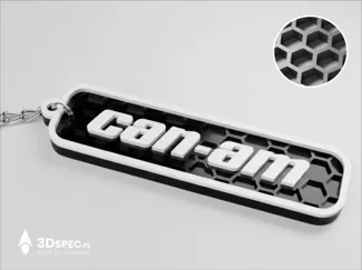 Canam can-am logo keychain