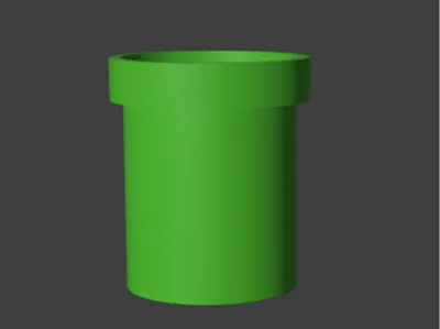 3D Mario Pipe