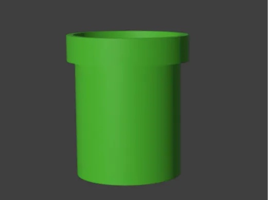 3D Mario Pipe