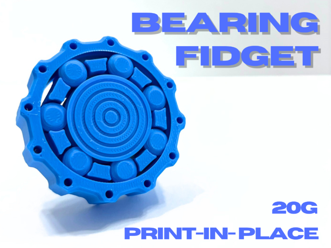 Ultimate Bearing Fidget Spinner (Print-in-Place)