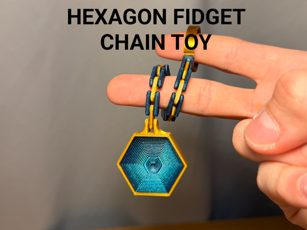 Hexagon Fidget Chain Toy