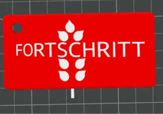 FORTSCHRITT TRACTOR-TRAKTOR KEYCHAIN BRELOK