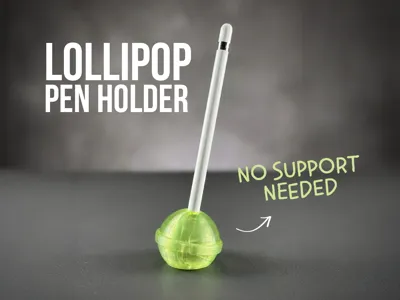 Lollipop Pen Holder