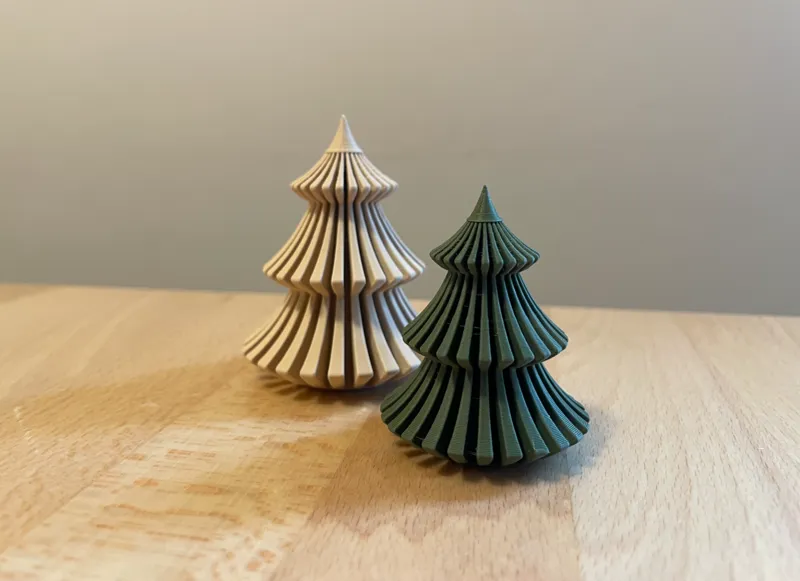 Composizione di alberi di natale