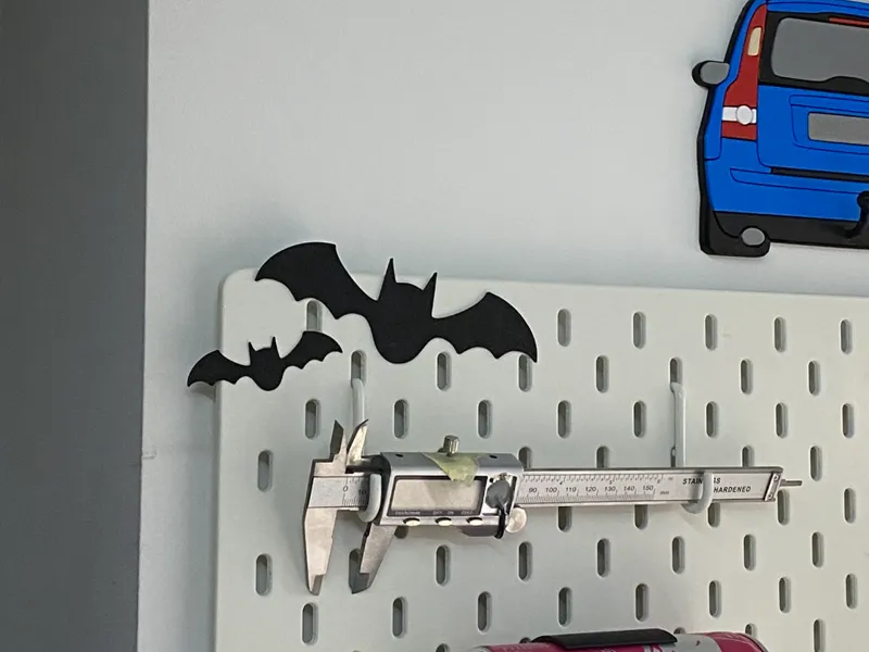 Halloween Bat for IKEA SKADIS Pegboard