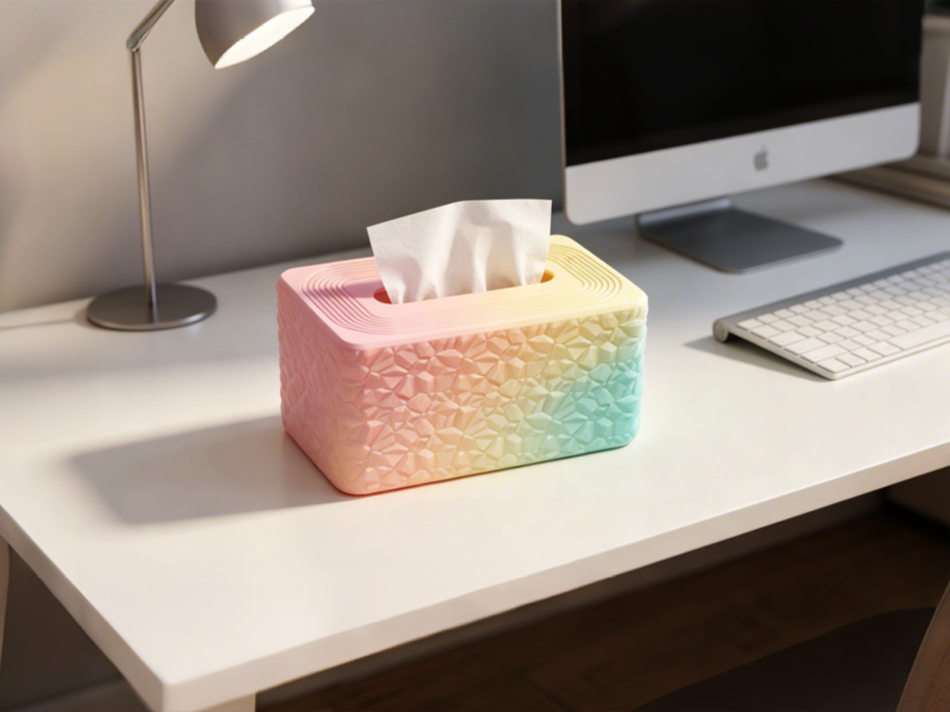 Miniatura 1 do modelo 3D 下沉式纸巾盒(Tissue box)