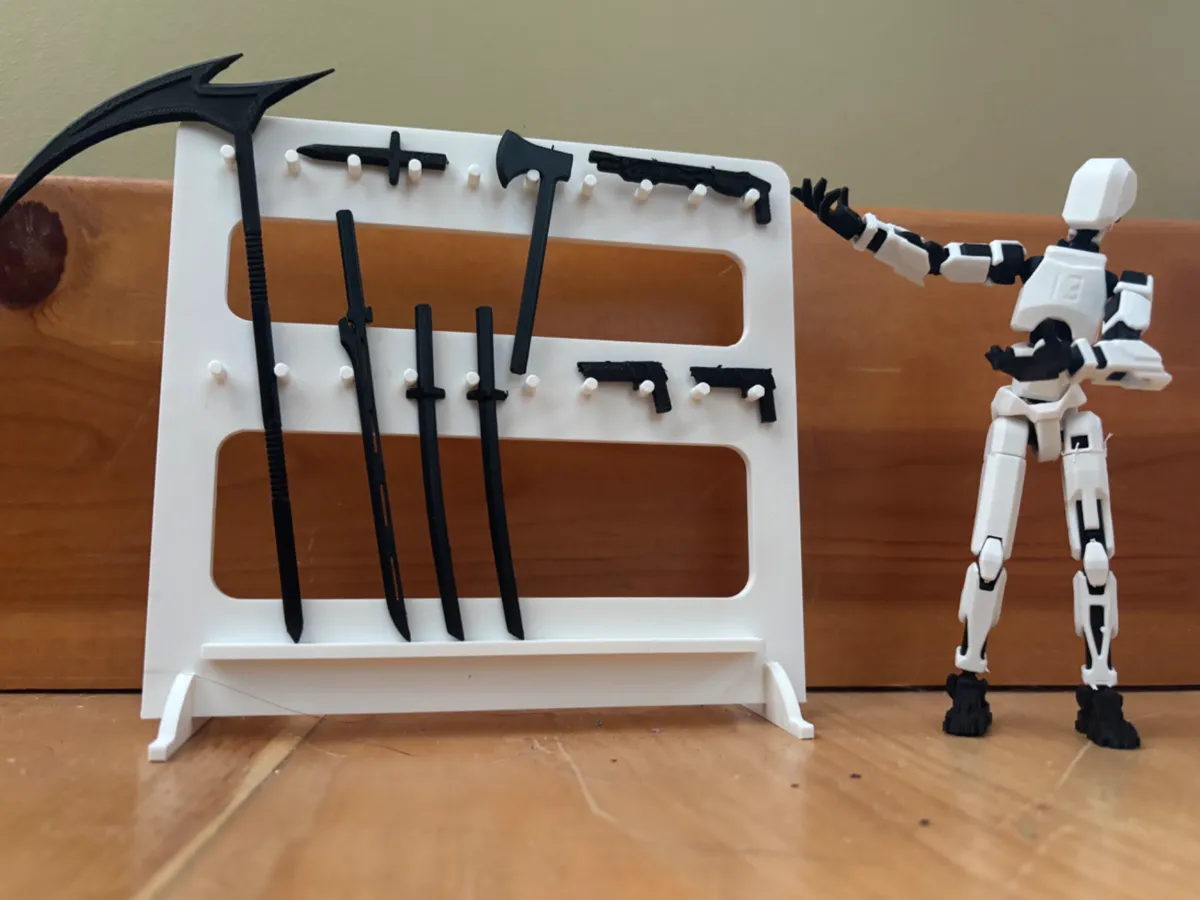 Dummy 13 Weapons Rack - Free 3D Print Model - MakerWorld