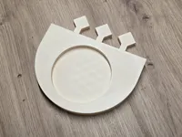 Only rounded holder - PETG - 0.2mm layer, 2 walls, 10% inf.