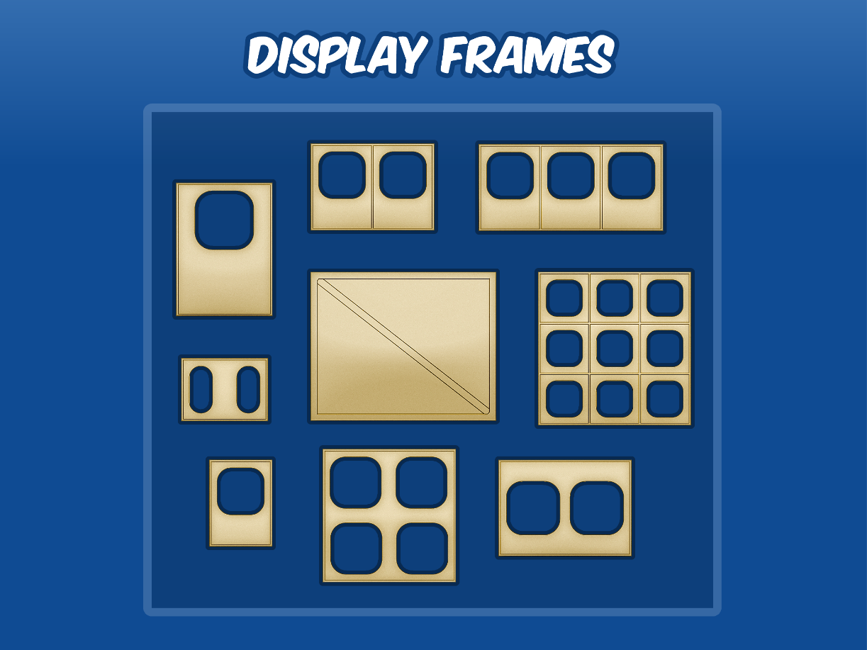 My Display Frames (Multiple Sizes)