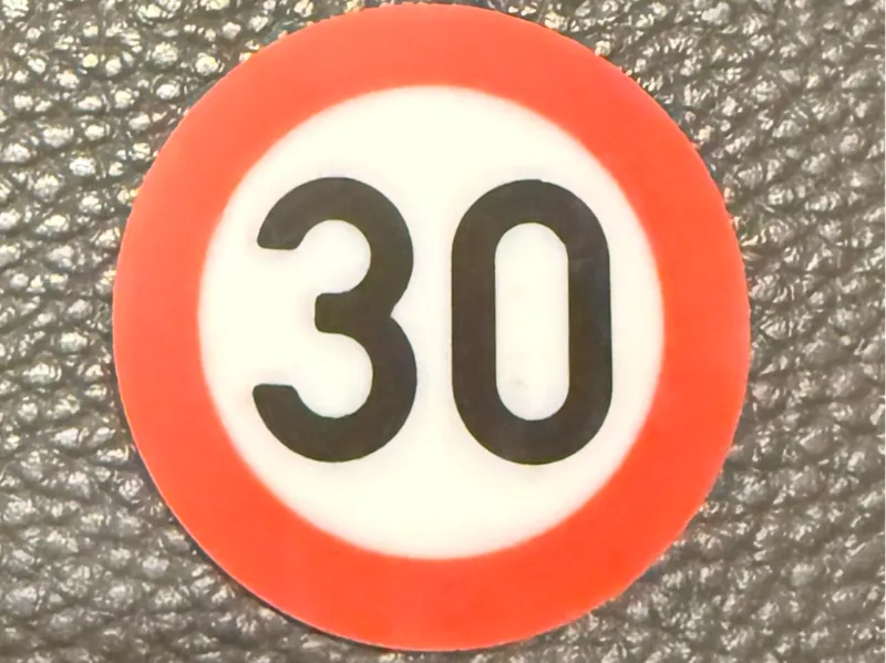 30er Geburtstag Schild