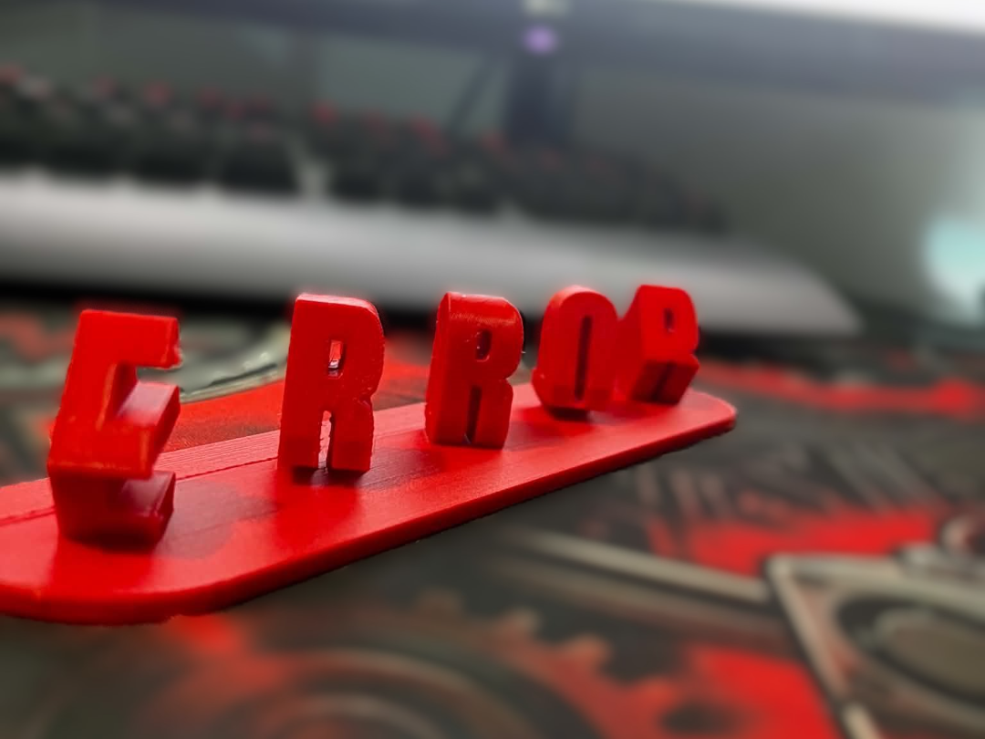 Error 404 - Desk Display Sign Text flip