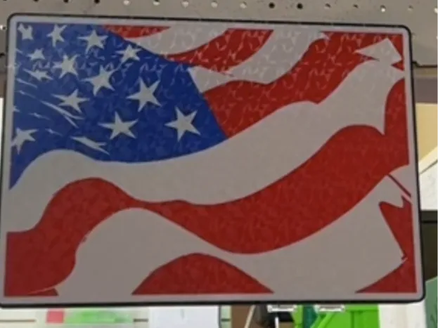 USA Flag Lightbox